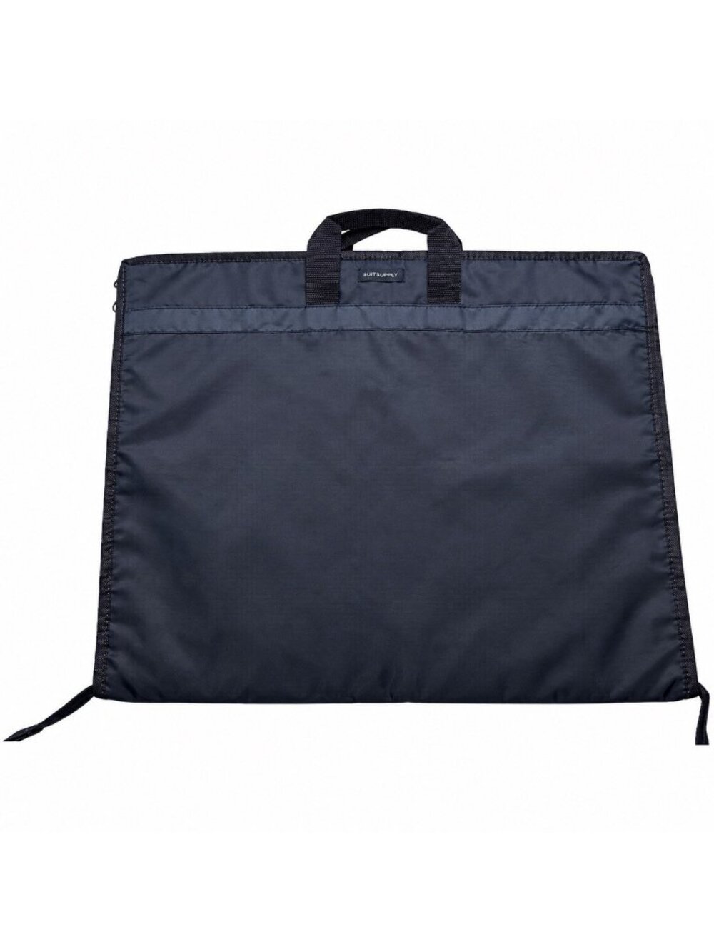 Suitsupply Garment Trifold Bag  Water Resistant Zip Pockets Travel Navy NWOT